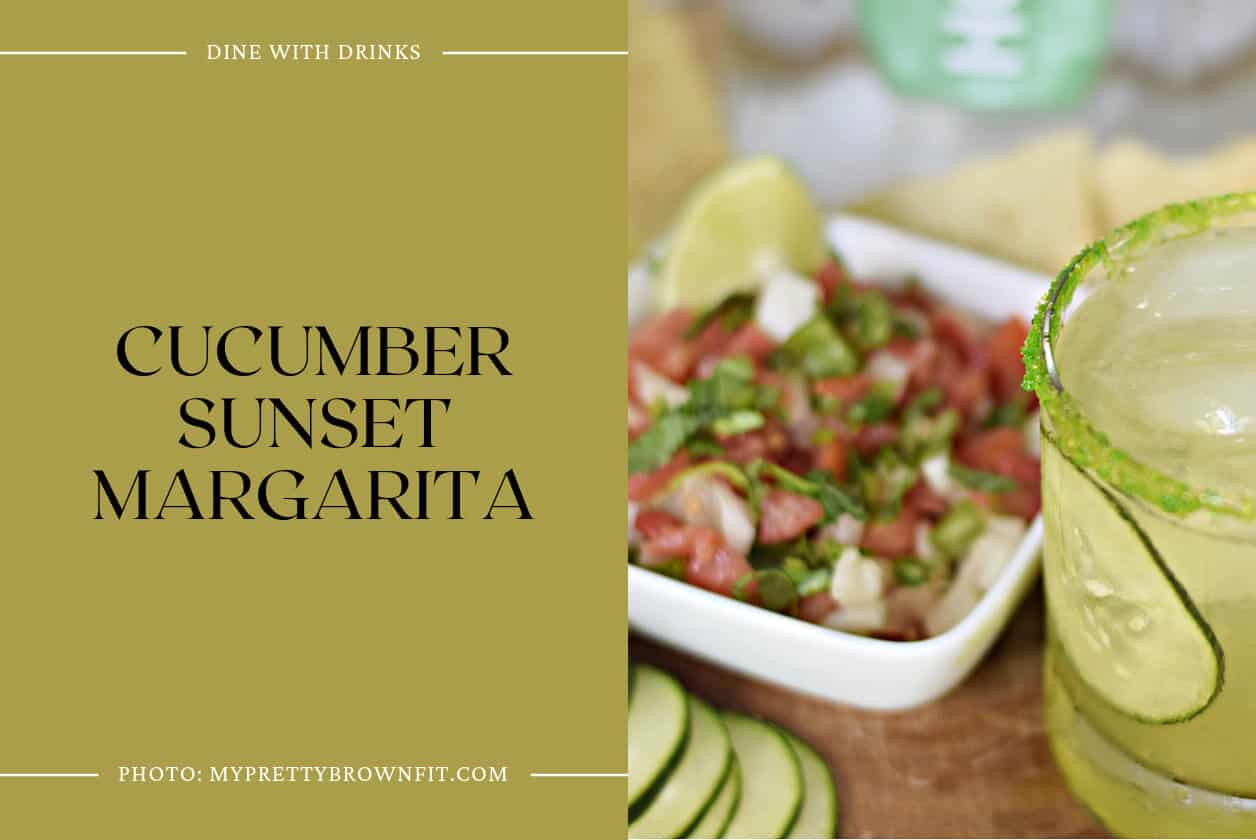 Cucumber Sunset Margarita