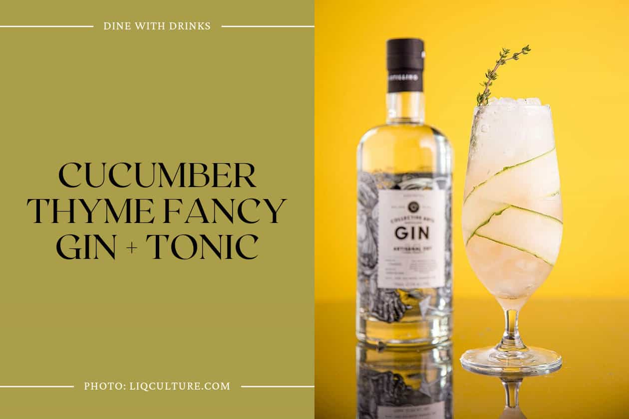 Cucumber Thyme Fancy Gin + Tonic