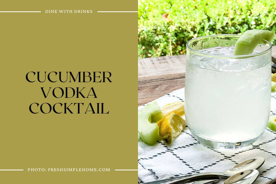 Cucumber Vodka Cocktail