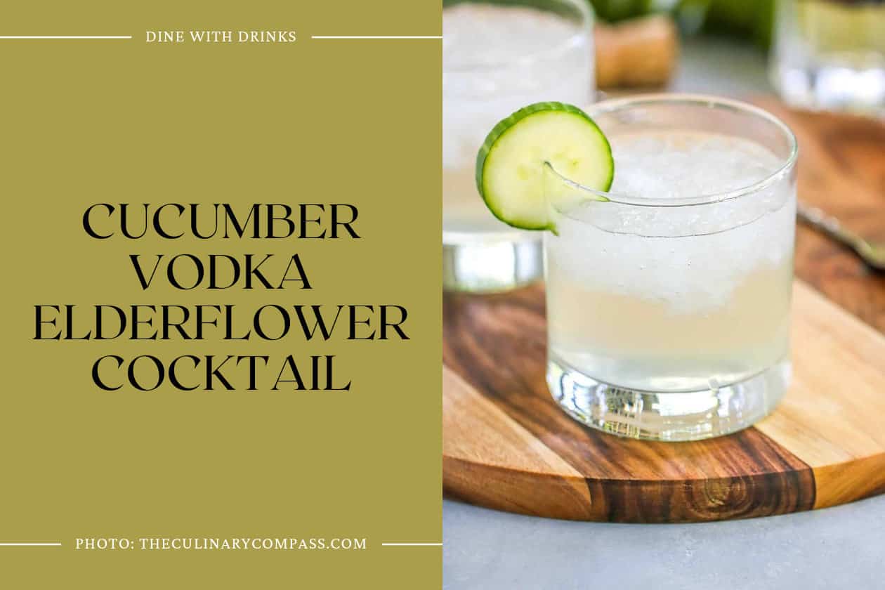 Cucumber Vodka Elderflower Cocktail