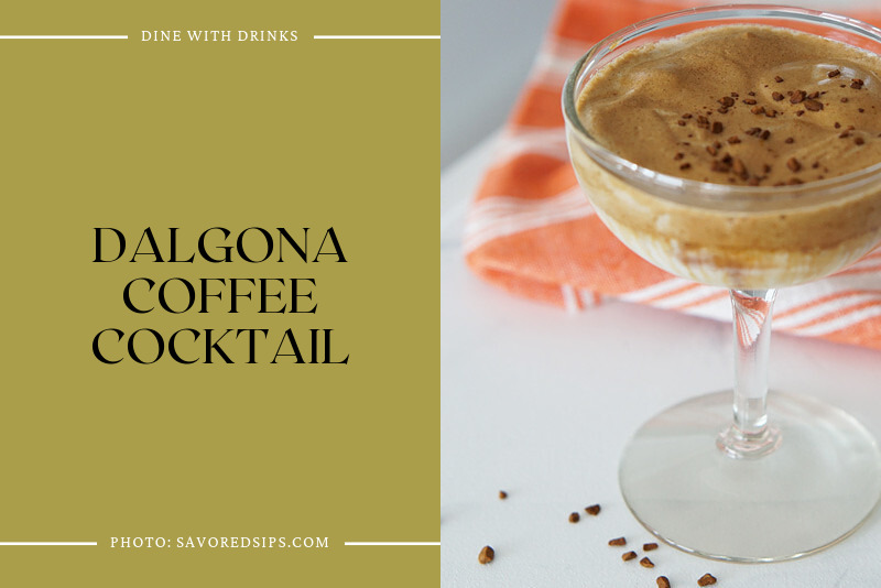 Dalgona Coffee Cocktail