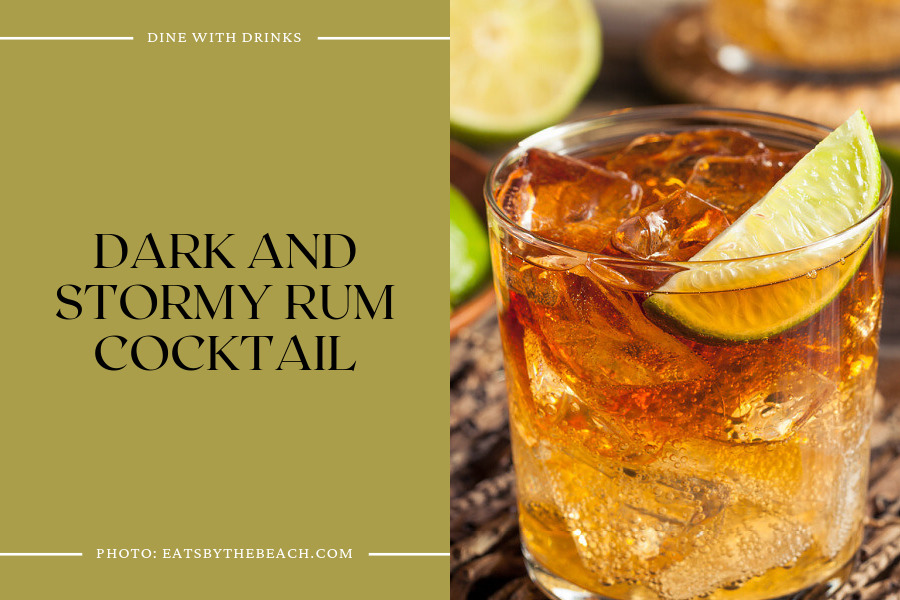 Dark And Stormy Rum Cocktail