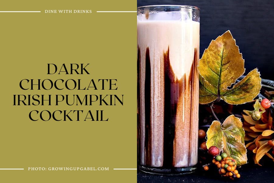 Dark Chocolate Irish Pumpkin Cocktail
