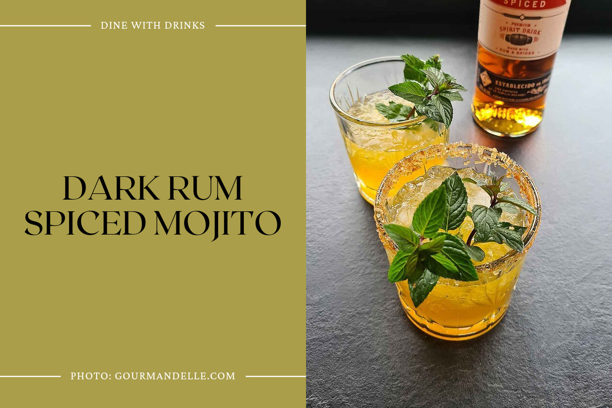 Dark Rum Spiced Mojito