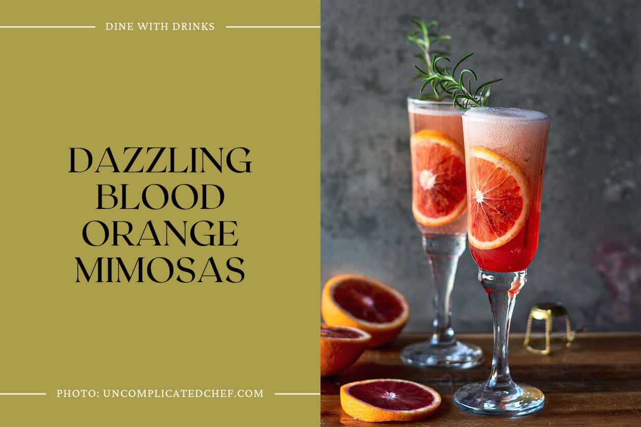 Dazzling Blood Orange Mimosas