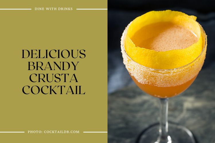 Delicious Brandy Crusta Cocktail