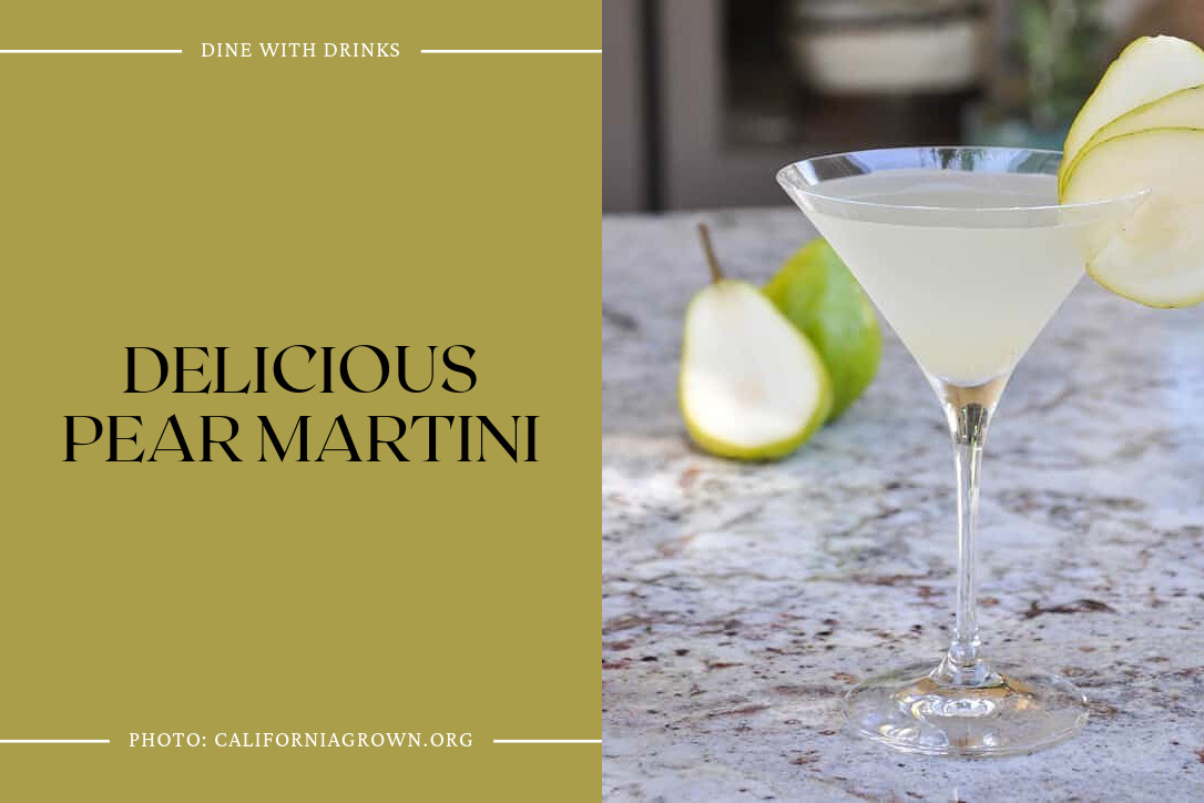 Delicious Pear Martini
