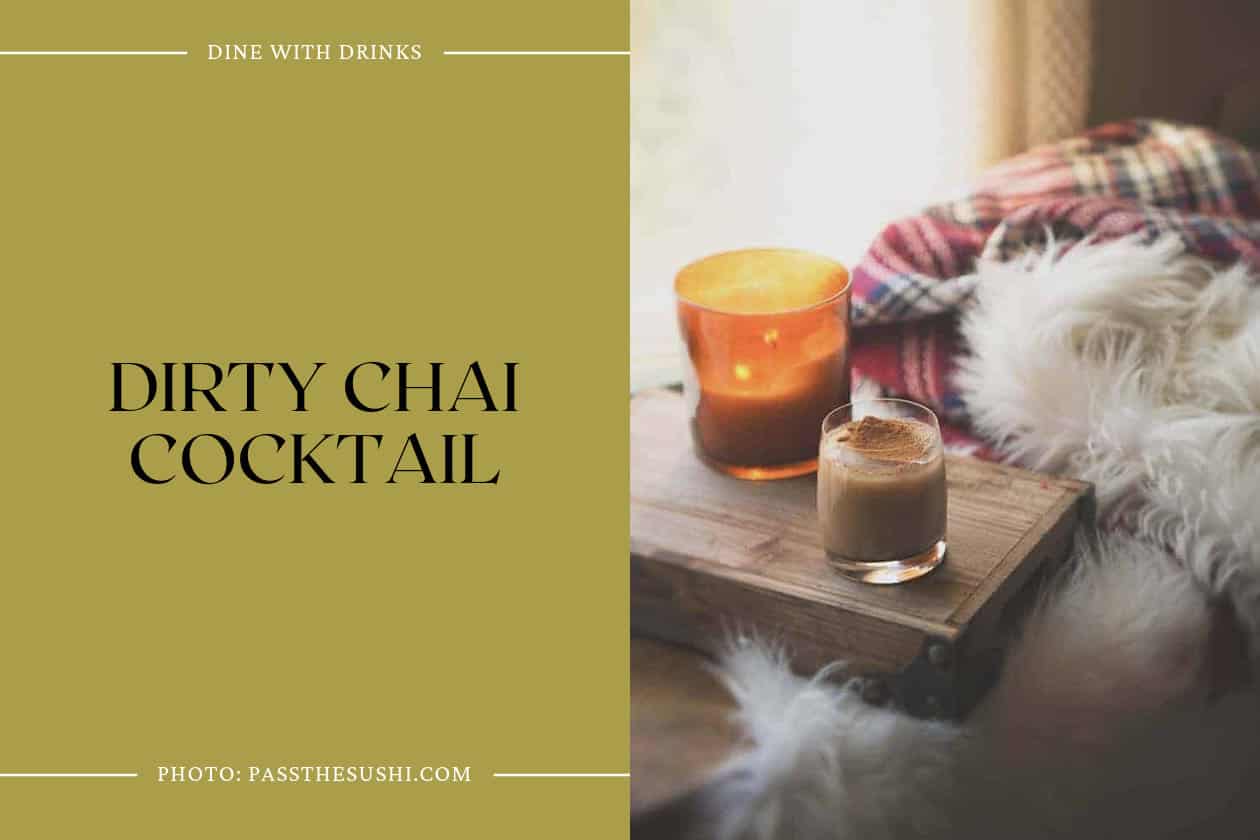 Dirty Chai Cocktail
