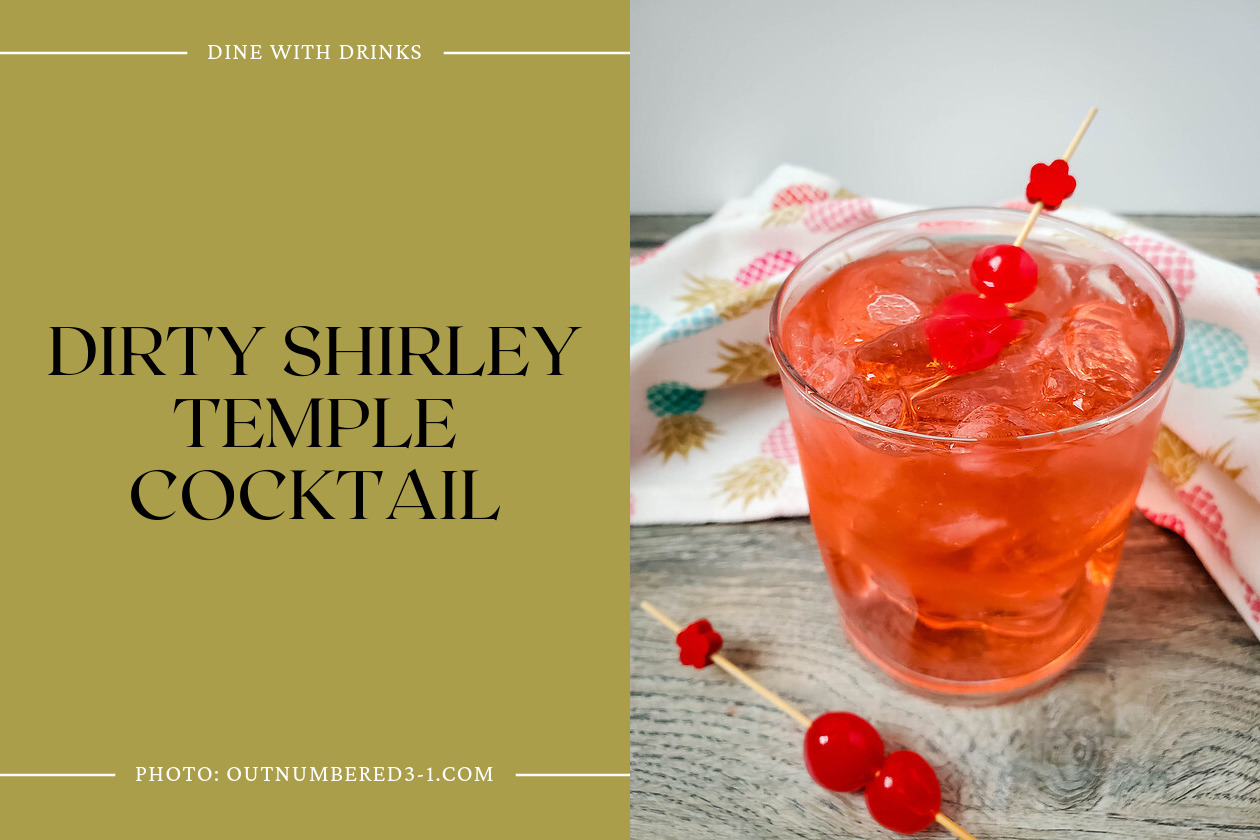 Dirty Shirley Temple Cocktail
