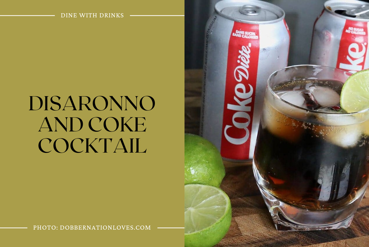 Disaronno And Coke Cocktail