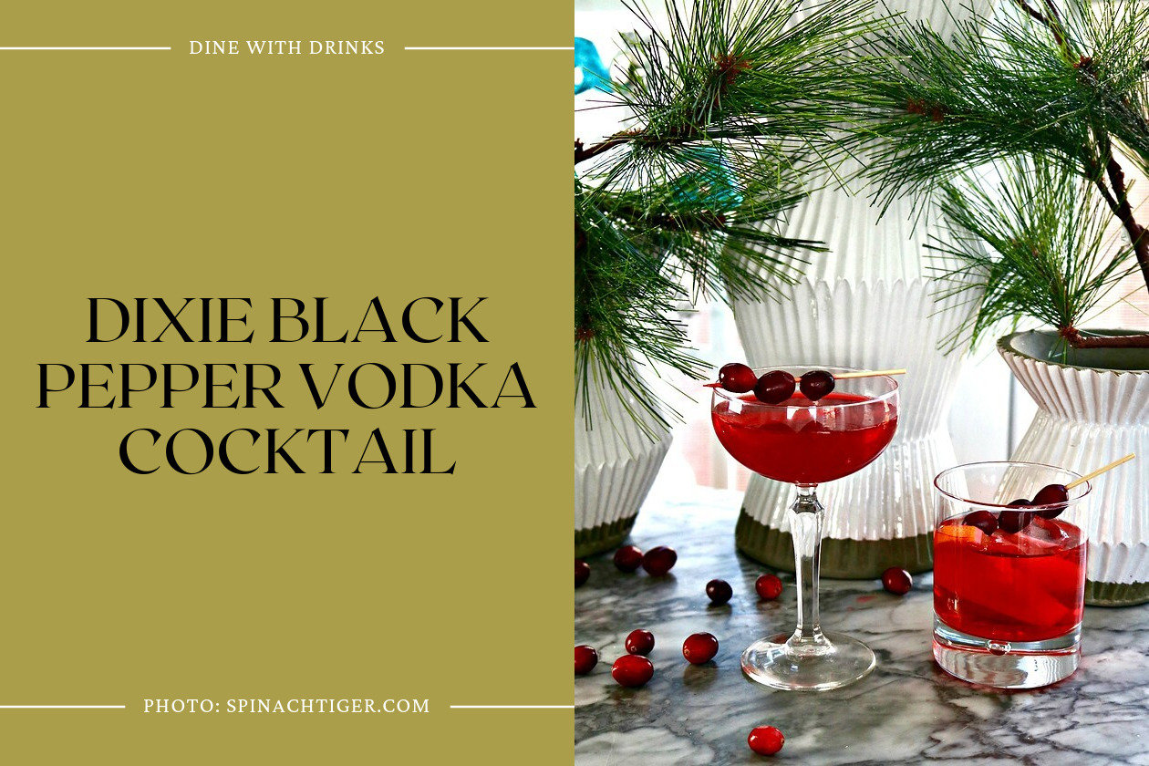 Dixie Black Pepper Vodka Cocktail