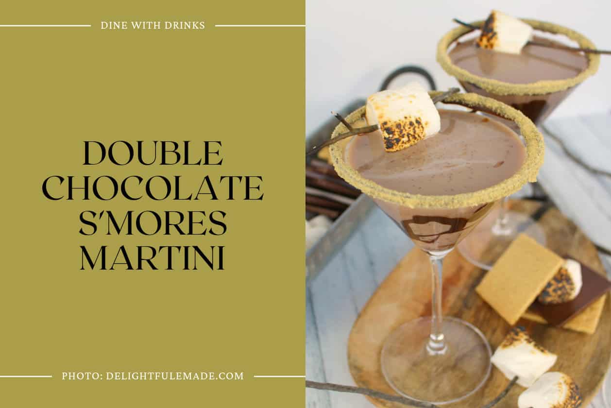 Double Chocolate S'mores Martini