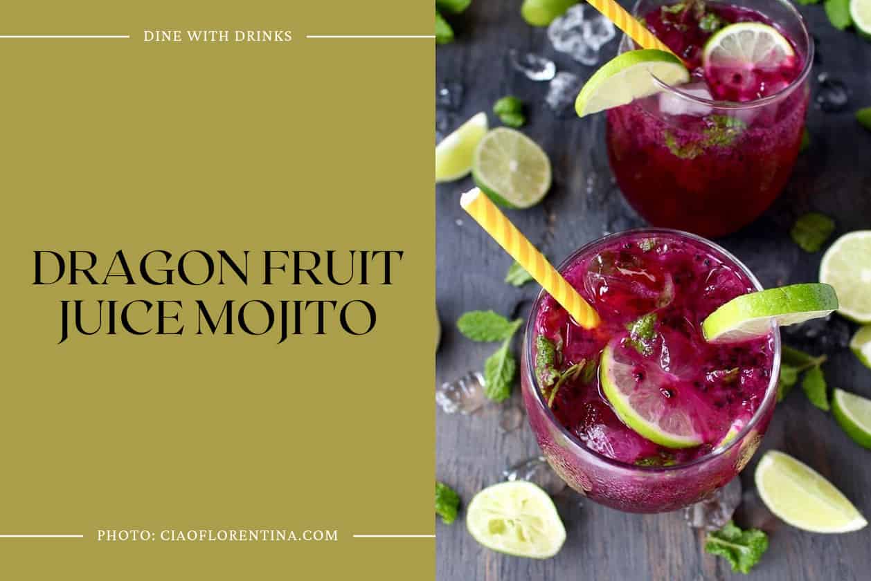 Dragon Fruit Juice Mojito