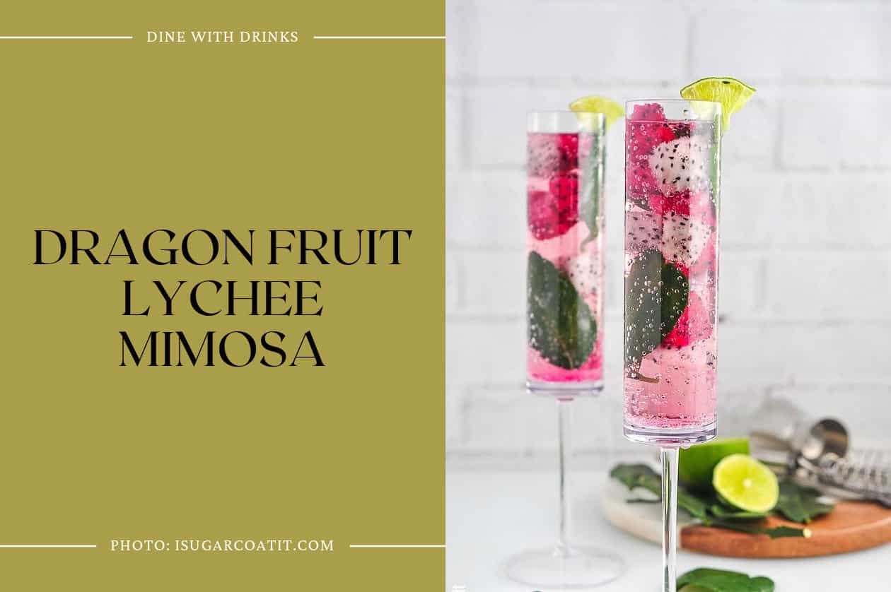 Dragon Fruit Lychee Mimosa