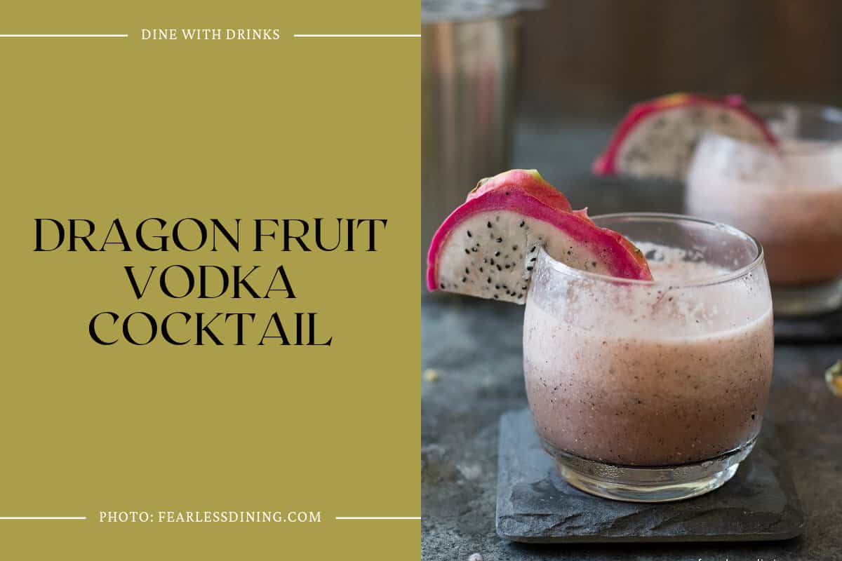 Dragon Fruit Vodka Cocktail