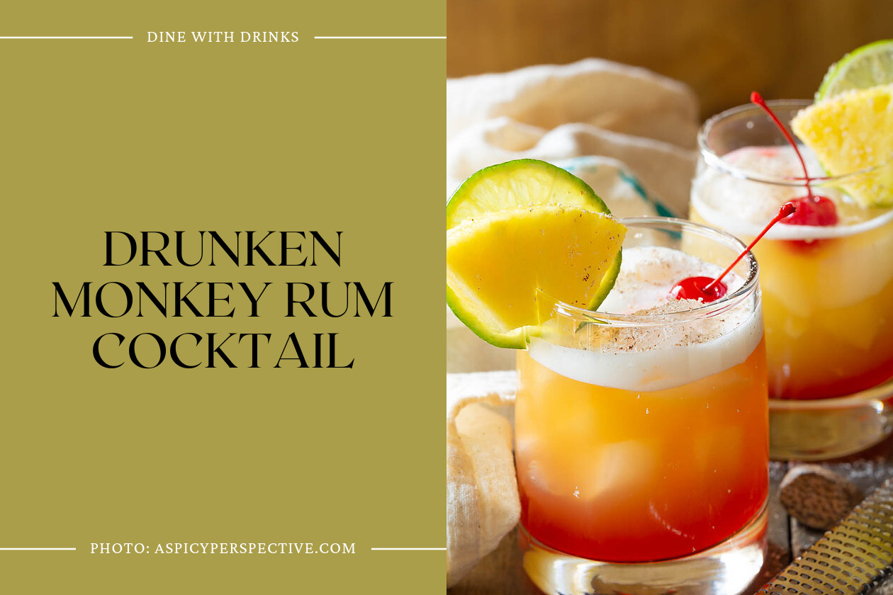 Drunken Monkey Rum Cocktail