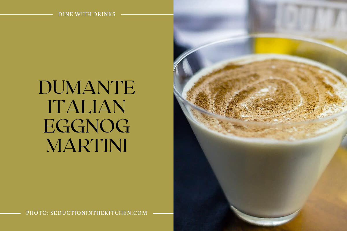 Dumante Italian Eggnog Martini