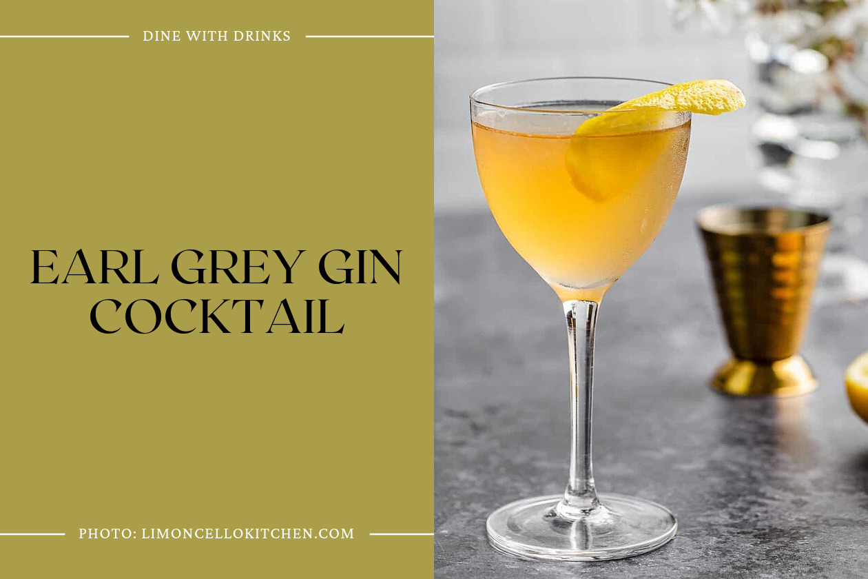 Earl Grey Gin Cocktail