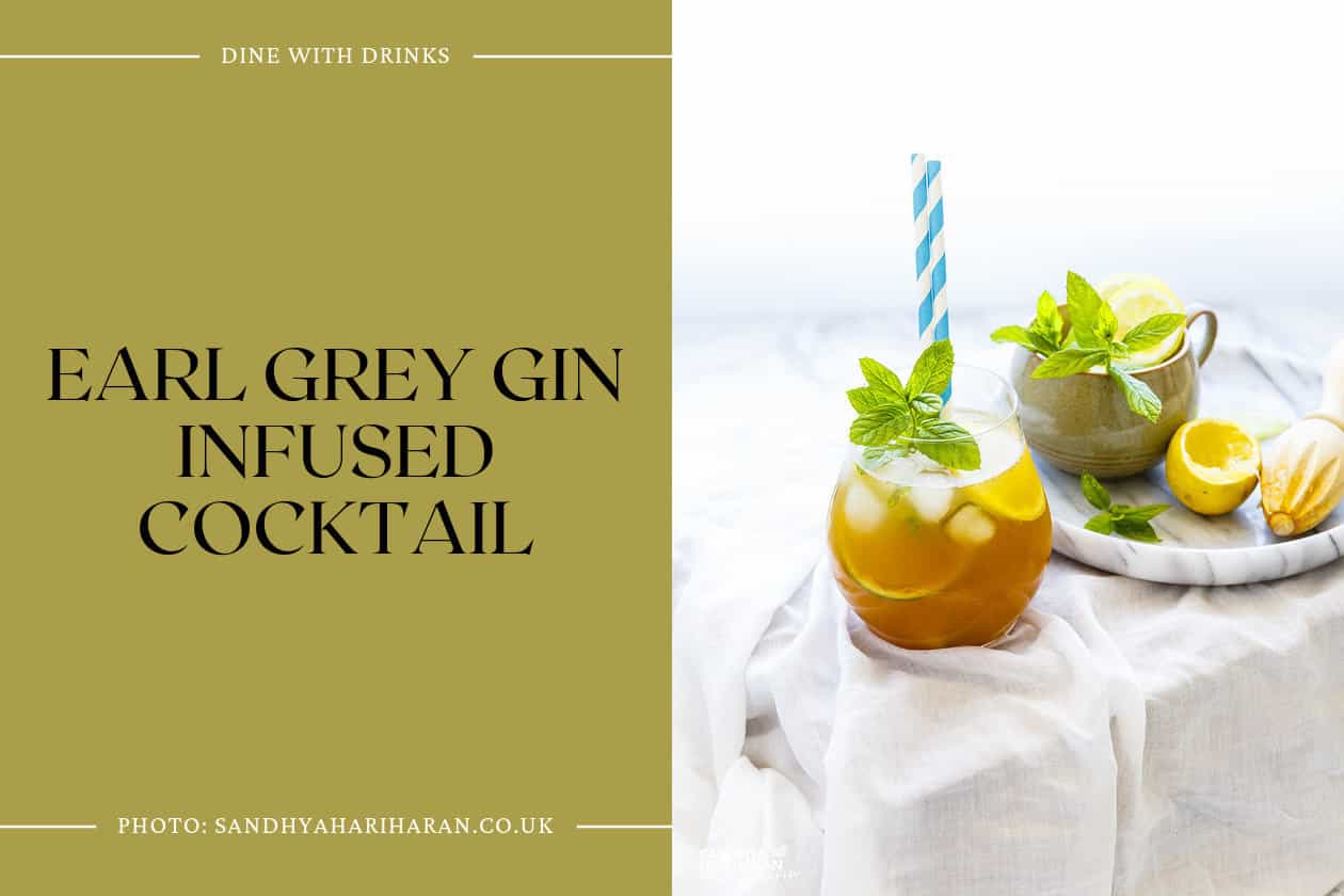 Earl Grey Gin Infused Cocktail