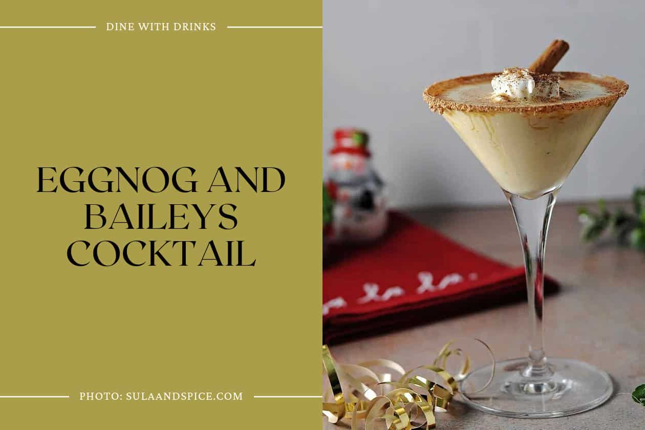 Eggnog And Baileys Cocktail