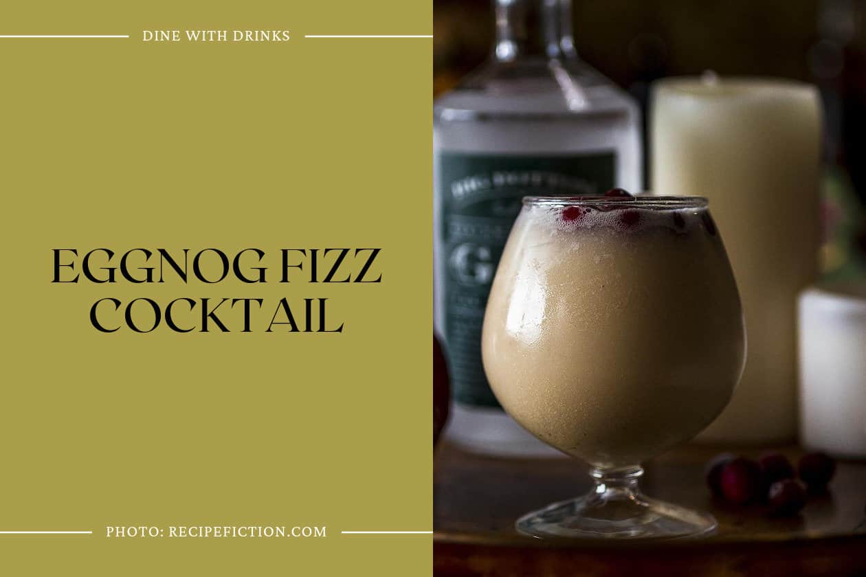Eggnog Fizz Cocktail