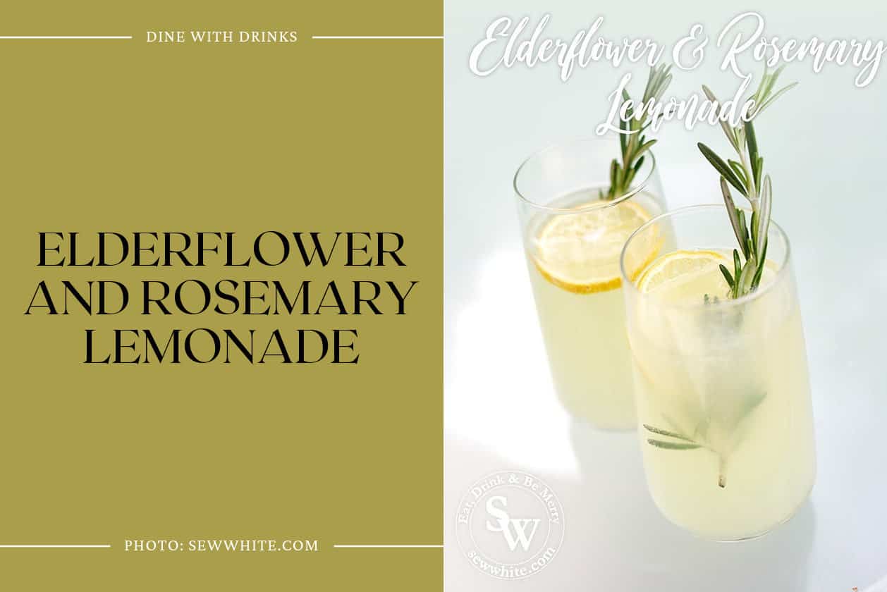 Elderflower And Rosemary Lemonade