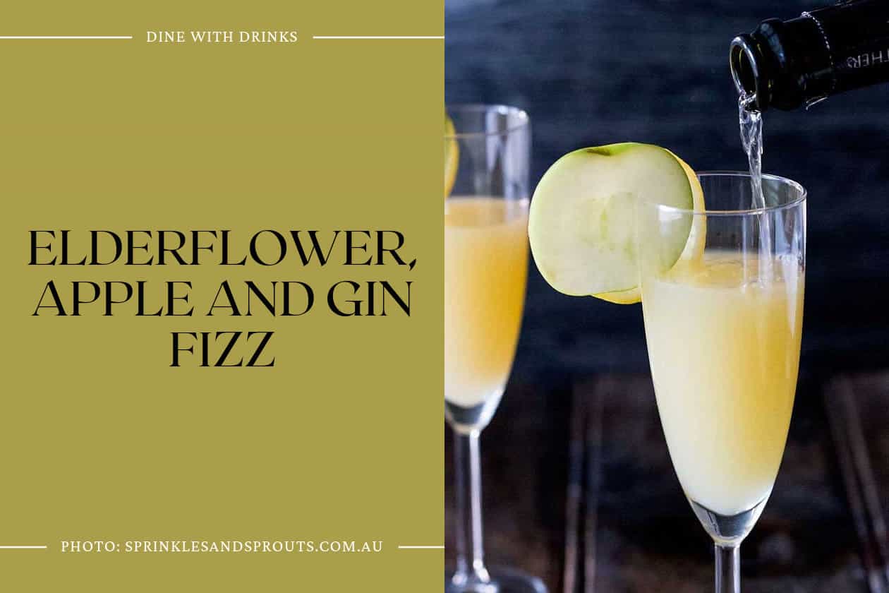 Elderflower, Apple And Gin Fizz
