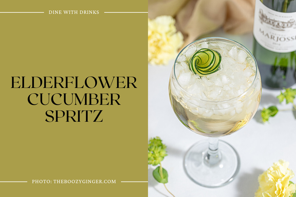 Elderflower Cucumber Spritz