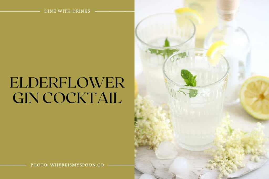 34 Elderflower and Gin Cocktails That Will Make You Swoon DineWithDrinks