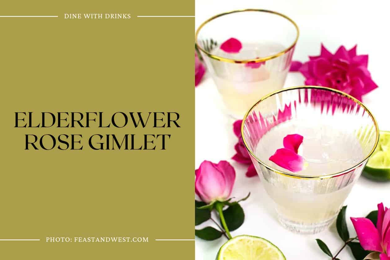 Elderflower Rose Gimlet