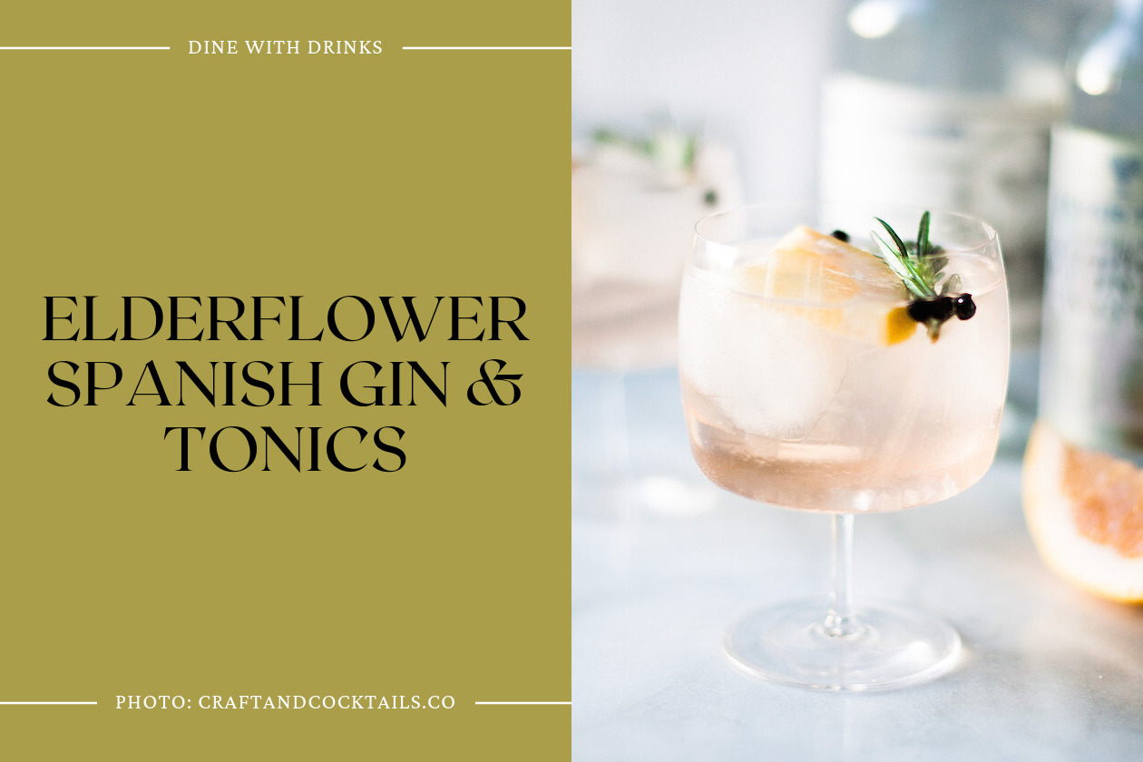 Elderflower Spanish Gin &Amp; Tonics