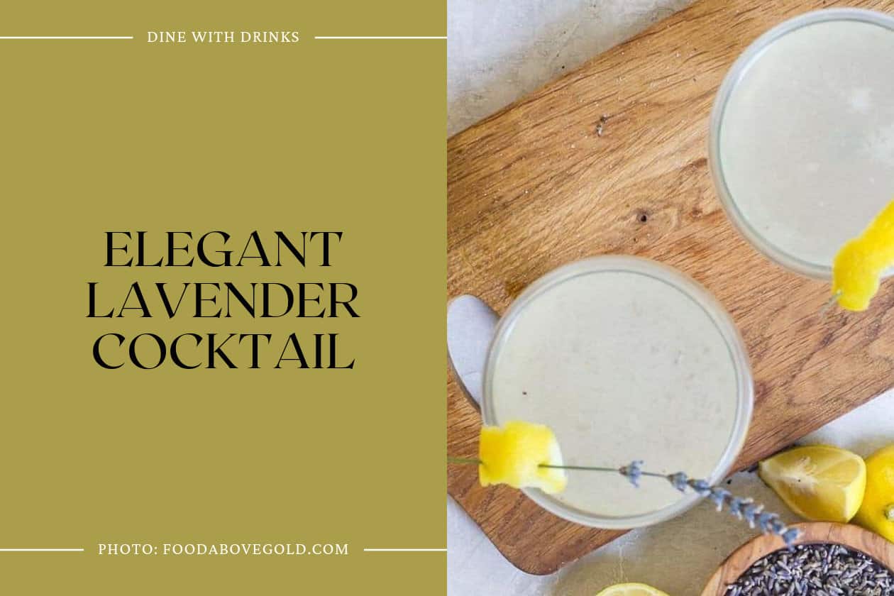 Elegant Lavender Cocktail