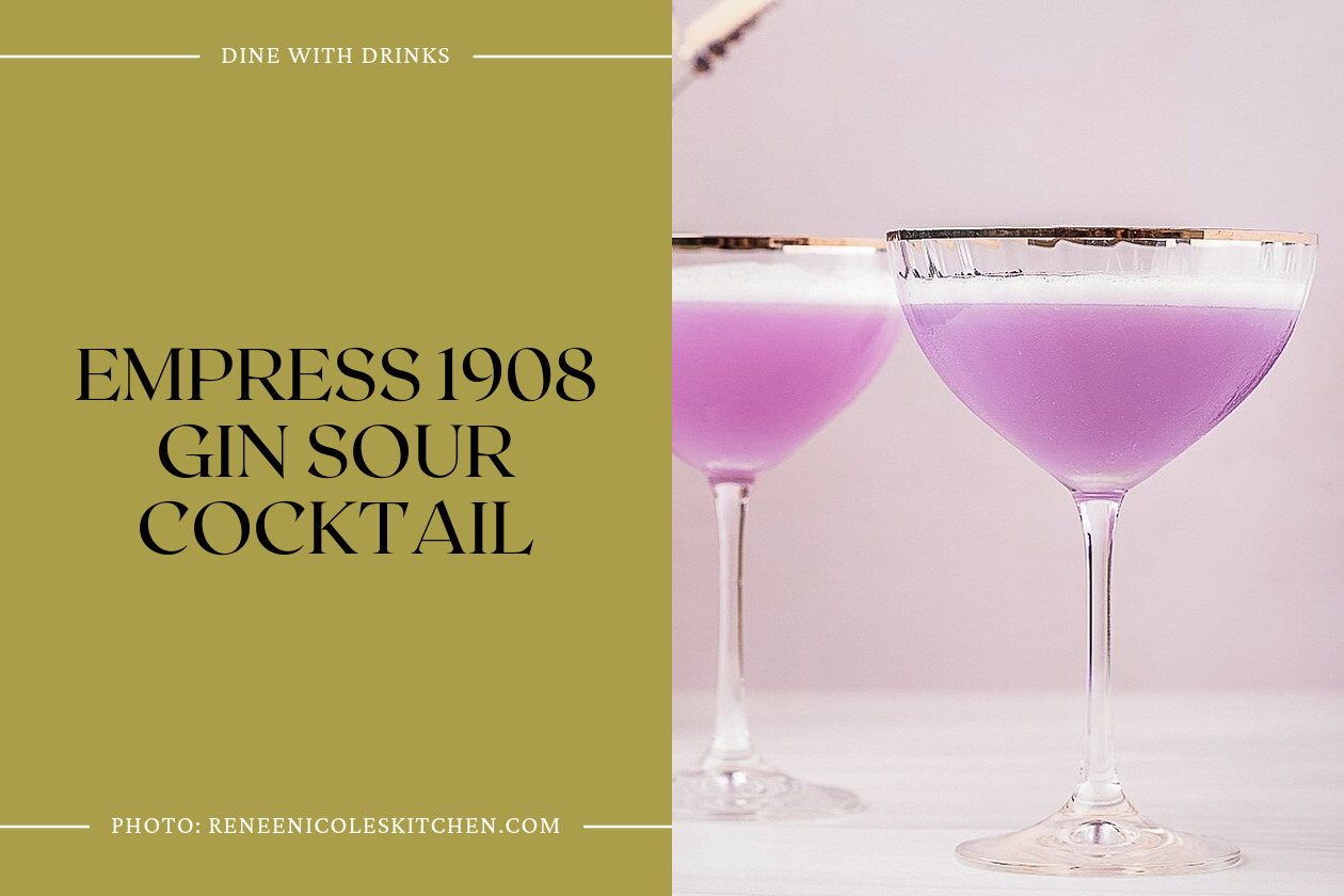 Empress 1908 Gin Sour Cocktail