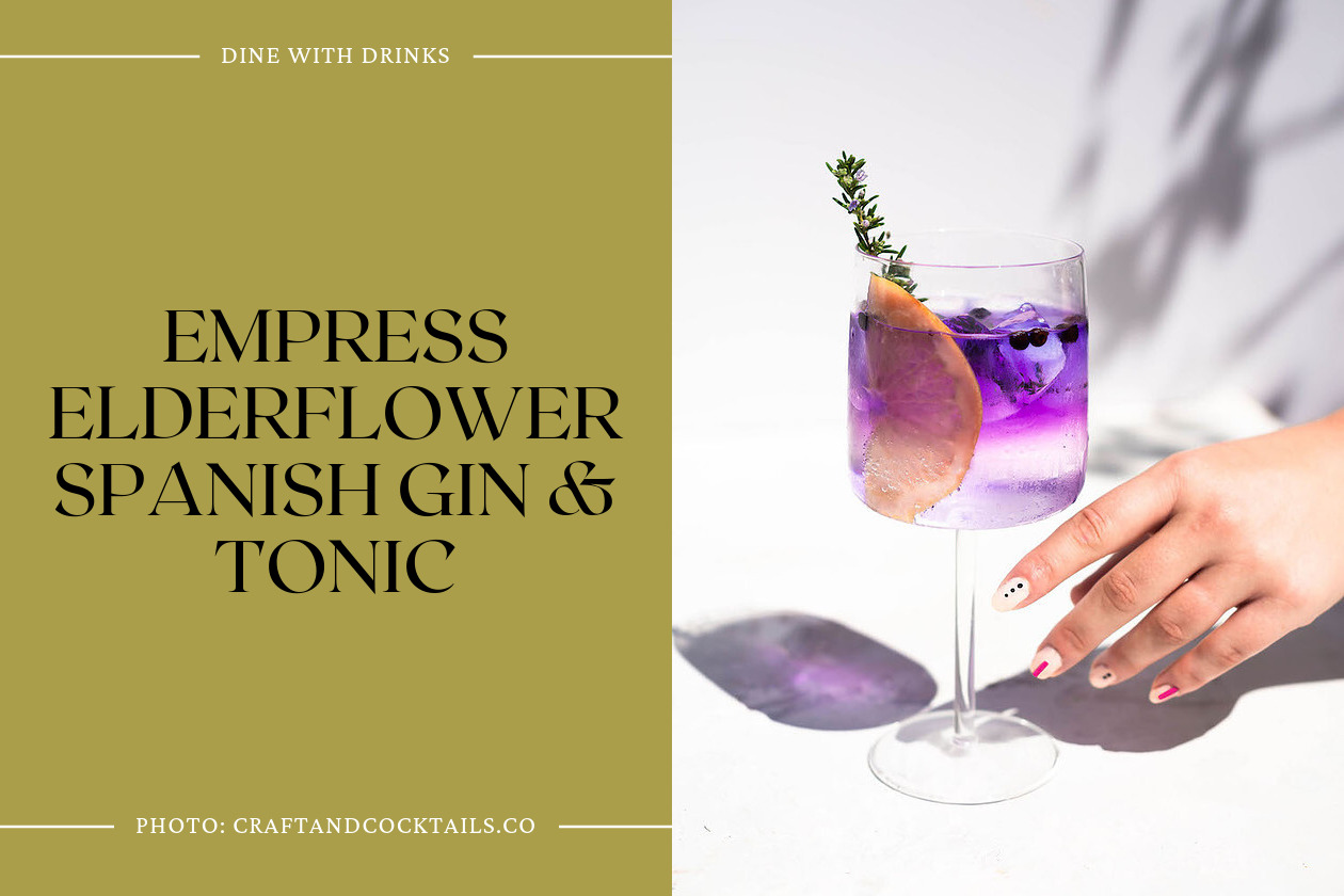 Empress Elderflower Spanish Gin &Amp; Tonic
