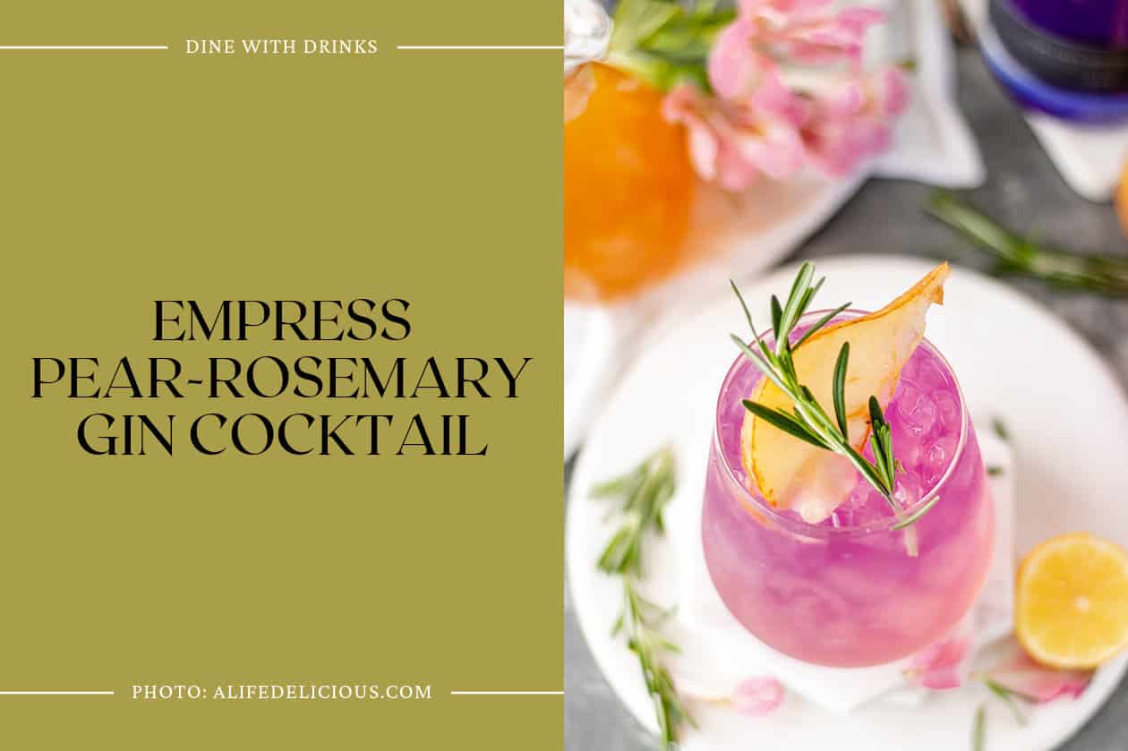 Empress Pear-Rosemary Gin Cocktail