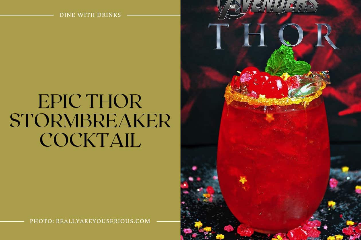 Epic Thor Stormbreaker Cocktail