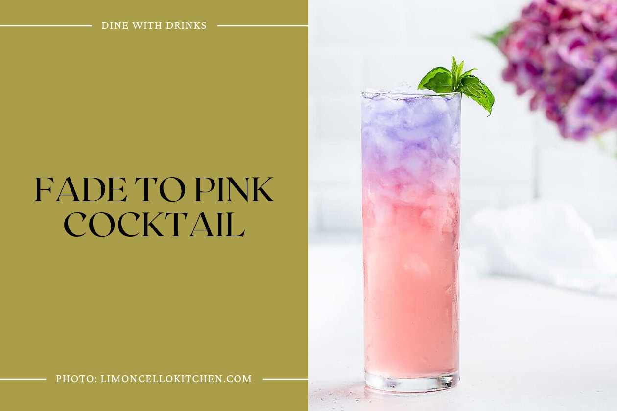 Fade To Pink Cocktail