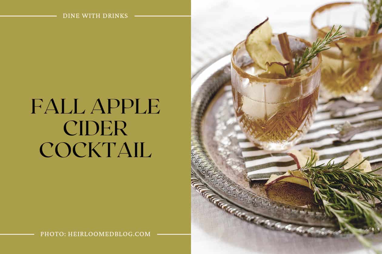 Fall Apple Cider Cocktail