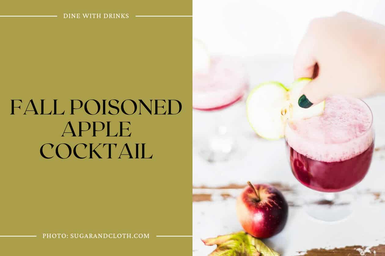Fall Poisoned Apple Cocktail
