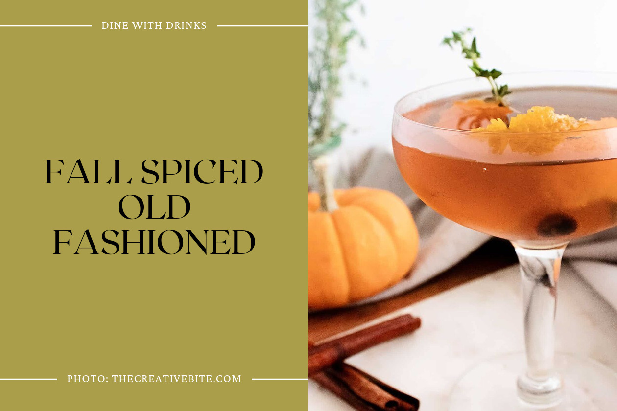 Fall Spiced Old Fashioned