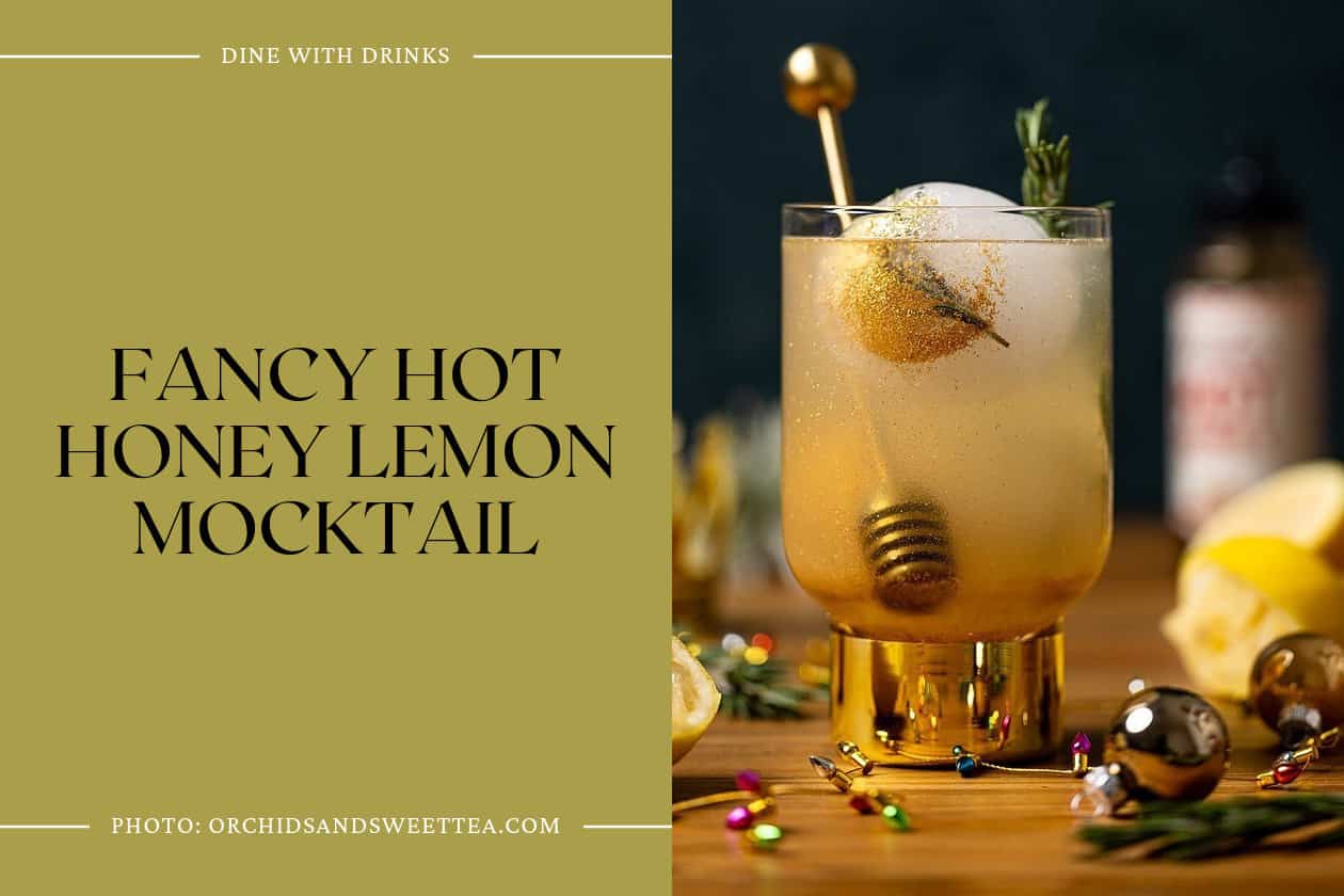 Fancy Hot Honey Lemon Mocktail