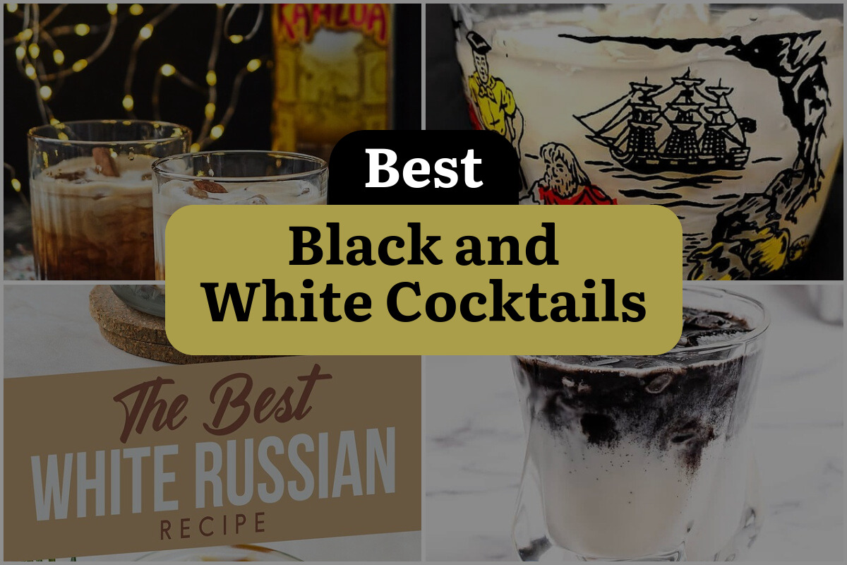 7 Black And White Cocktails To Sip In Style