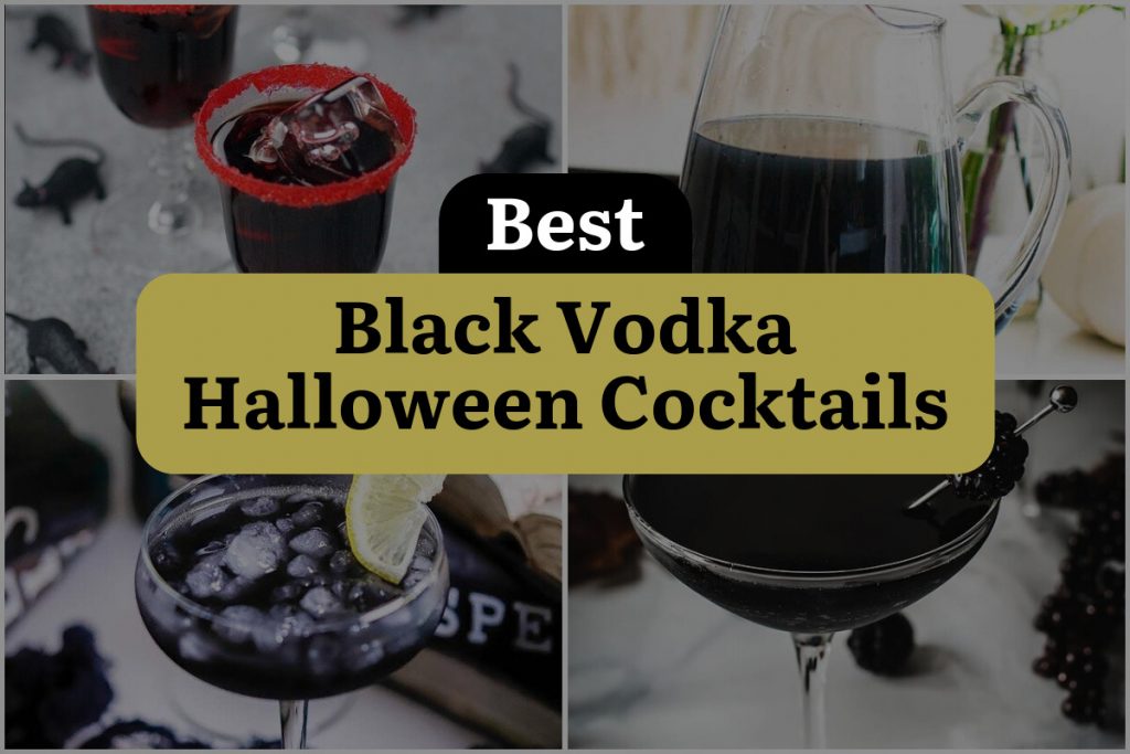 17 Black Vodka Halloween Cocktails to Spook up Your Party! DineWithDrinks