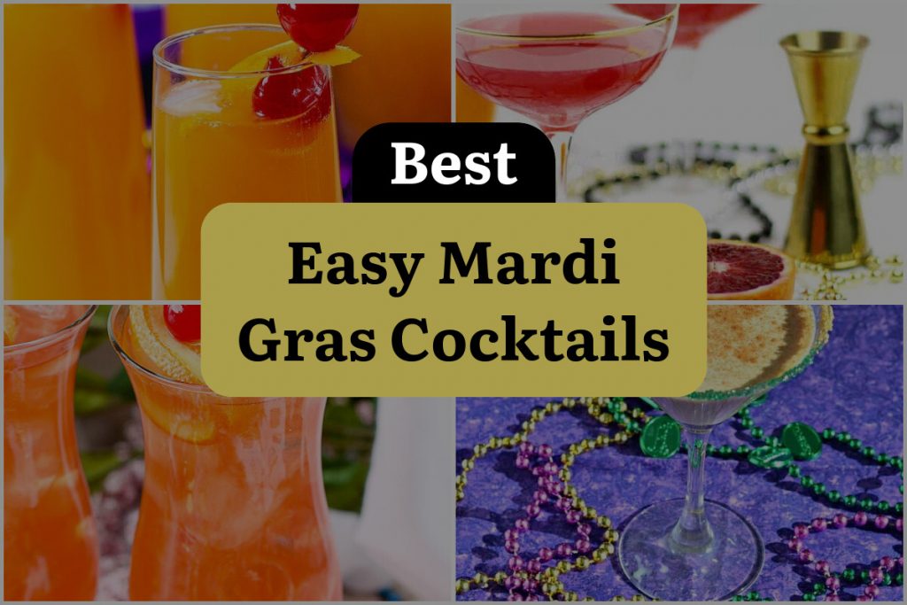 mardi gras signature cocktails