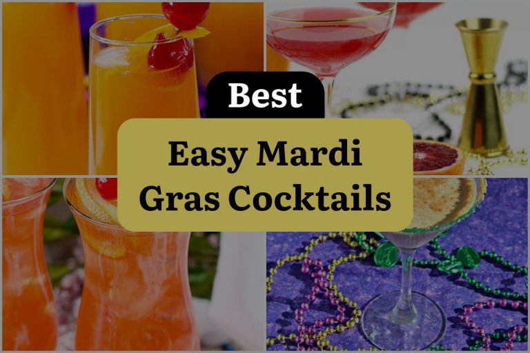 mardi gras themed mocktails