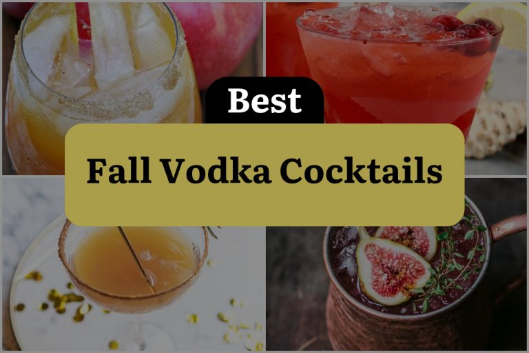 26 Fall Vodka Cocktails To Warm Up Your Autumn Nights DineWithDrinks