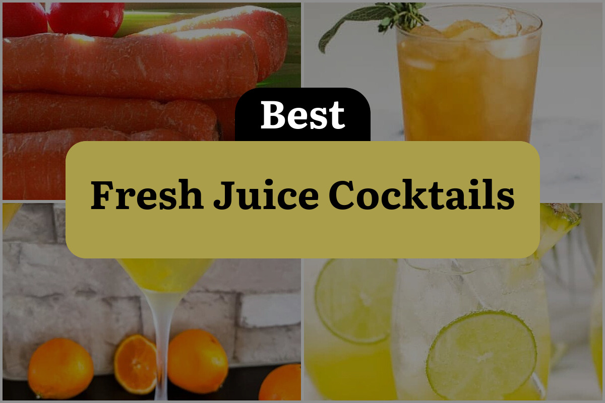 36 Fresh Juice Cocktails To Sip The Summer Away!