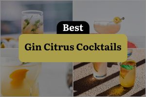 30 Gin Citrus Cocktails To Shake Up Your Summer!