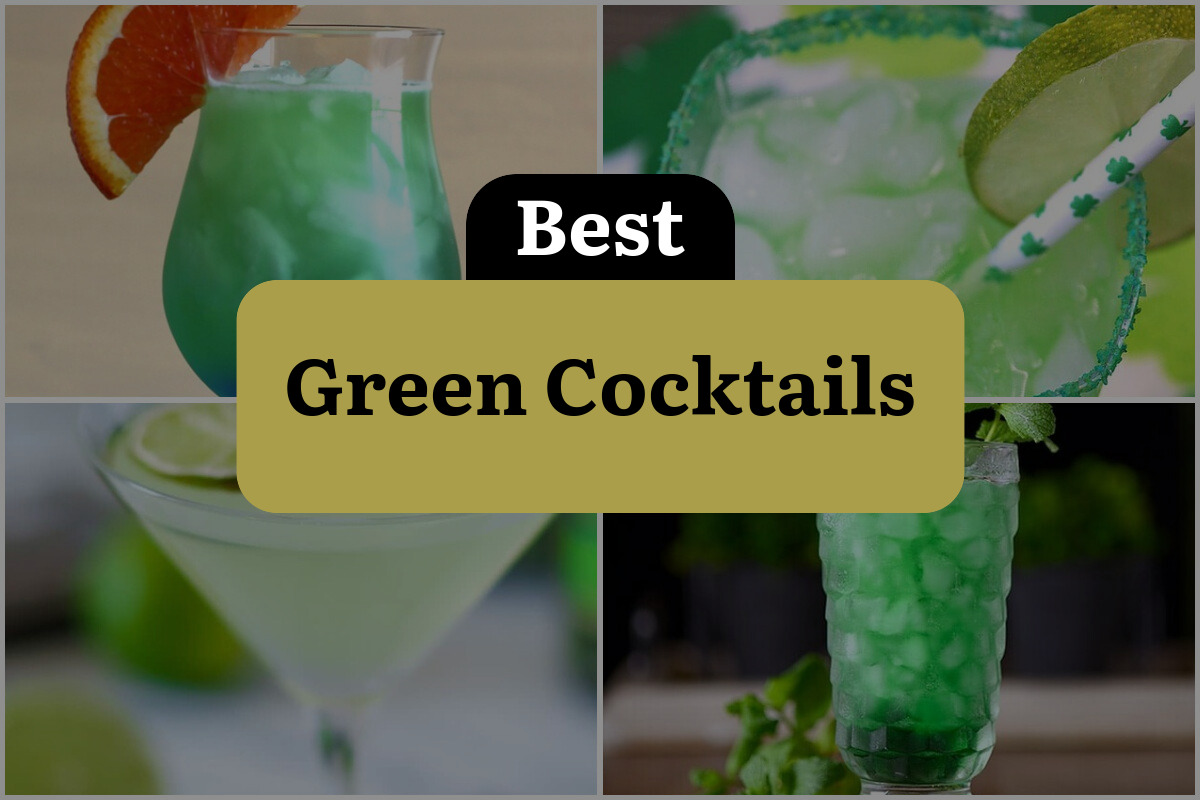 35 Green Cocktails That Will Make Your Taste Buds Tingle!