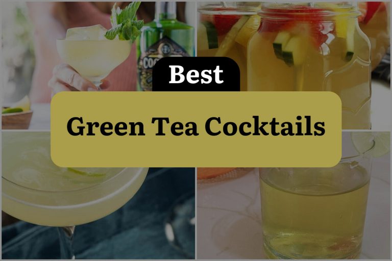 24 Green Tea Cocktails That Will Brew Your Mind Away! DineWithDrinks